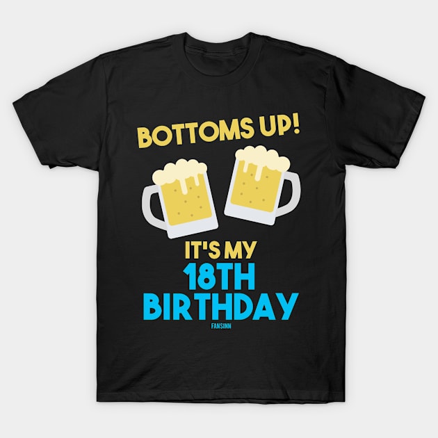 18 years birthday beer gift T-Shirt by fansinn